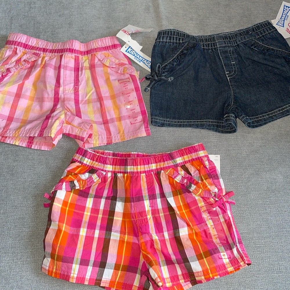 Girls Size 4 Shorts Lot